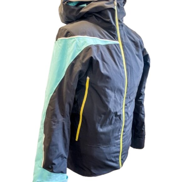 Spyder Women’s Syncere Ski/Snowboard Jacket – Size 10 – Black/Freeze/Acid - Picture 4 of 14